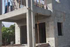 Covered porch and balcony