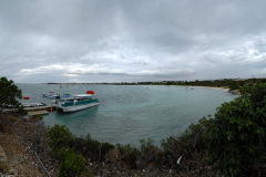 Provo-2007-Sapodilla-Bay-from-above-the-dock-for-the-boats-to-West-Caicos.