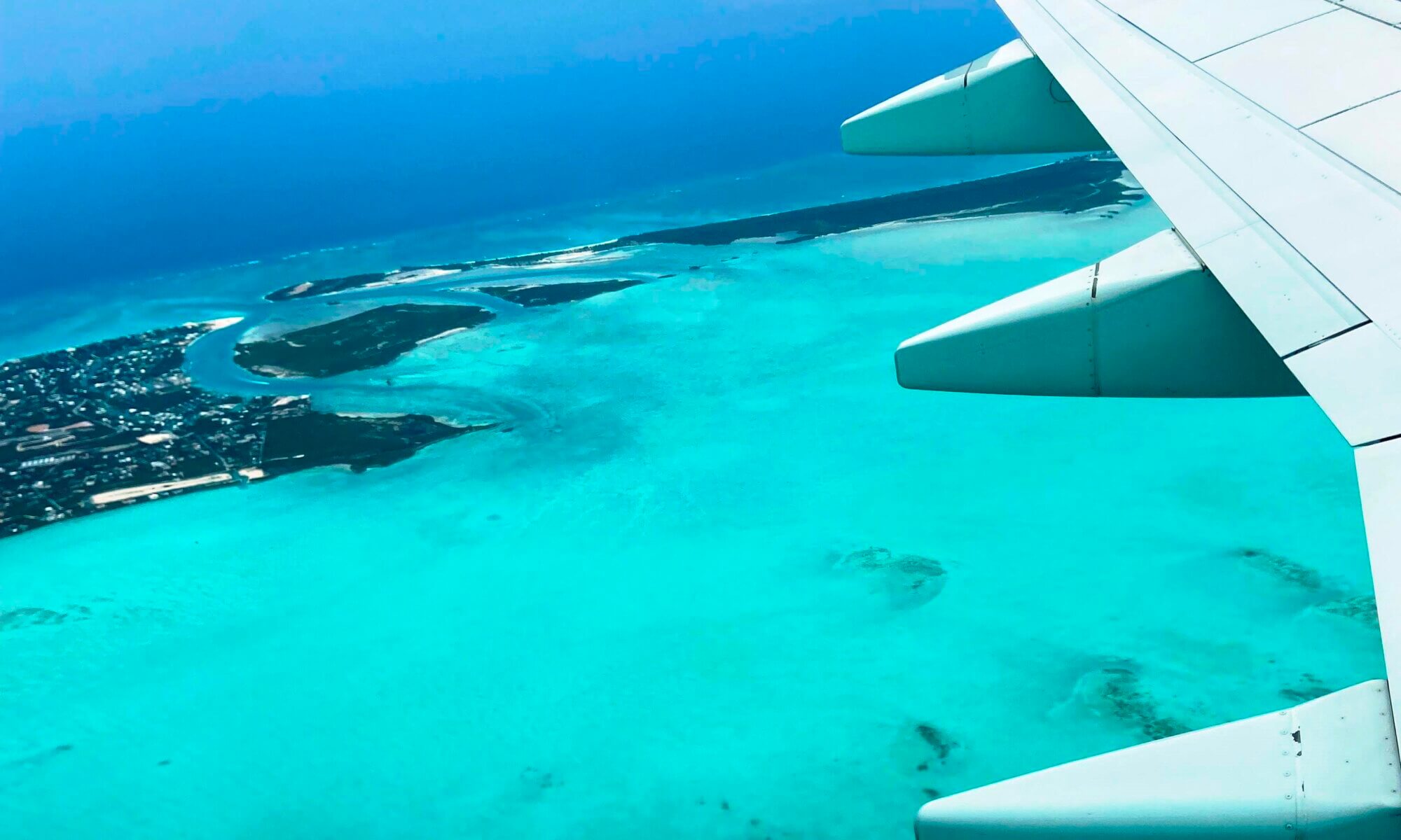 Turks and Ciacos from the air